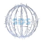 Шар светодиодный 230V, диаметр 50 см, 200 светодиодов, эффект мерцания, цвет белый NEON-NIGHT